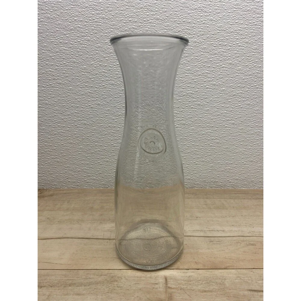 Anchor Hocking Half Litre 0.5L Clear Glass Juice Wine Water Carafe Decanter USA